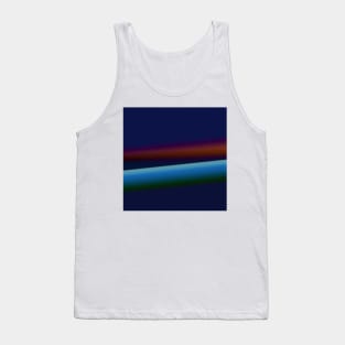 BLUE GREEN PINK TEXTURE ART Tank Top